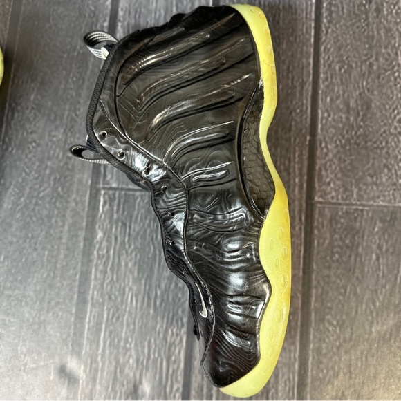 Nike Air Foamposite One All Star Size 11.5 Black Barely Green - Picture 4 of 16